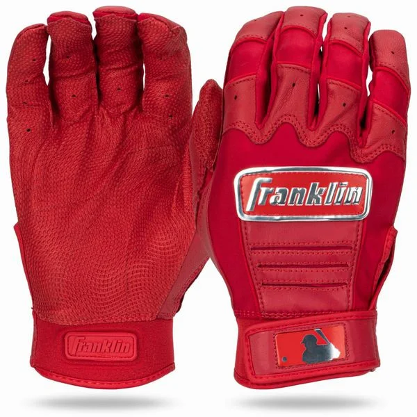 Baseball Glove For Personalized Youth Apparel-New Franklin CFX Pro Batting Gloves Red Size XL