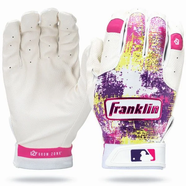 Baseball Glove For Pitchers-New Franklin Grow to Pro Tee Ball Batting Gloves Size Youth Small