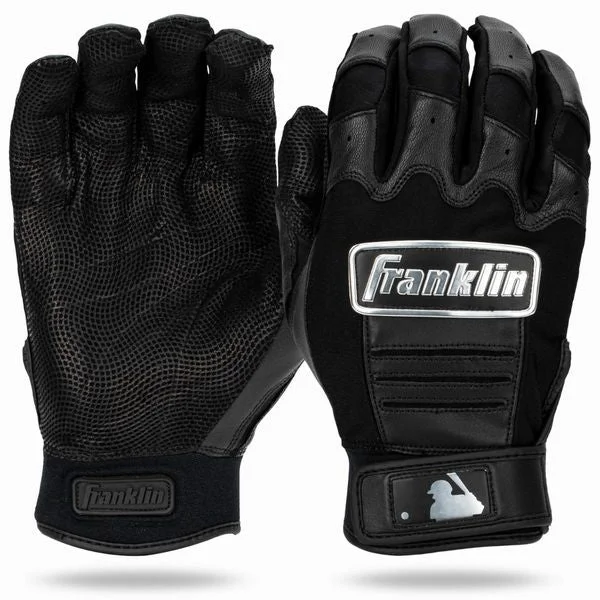 Baseball Glove For Reliable Grip-New Franklin CFX Pro Batting Gloves Red Size Large - Black