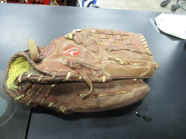 Baseball Glove For Baseball Game Day Wear-Used Rawlings The Mark Of A Pro Size 12.5 Baseball Glove- RHT