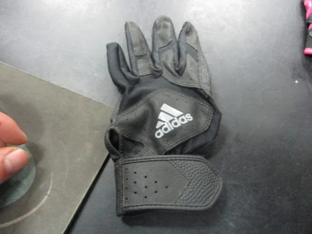 Baseball Glove With Custom Player Signatures-Used Adidas Size Youth Medium Batting Glove - RH