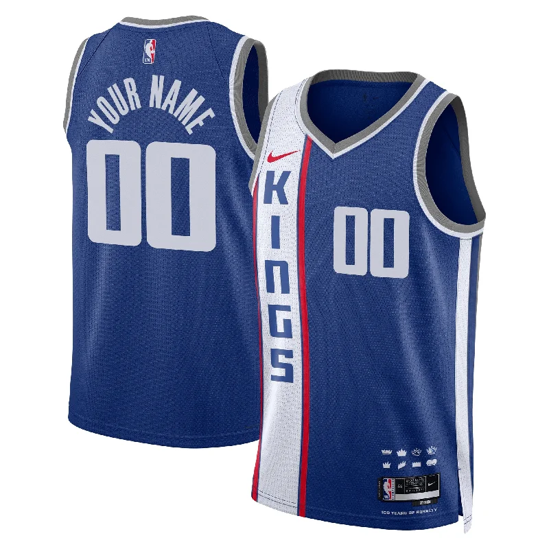 Basketball Jersey For Custom Promotional Orders-Sacramento Kings Unisex 2023/24 Custom Swingman Basketball Jersey - Blue - City Edition