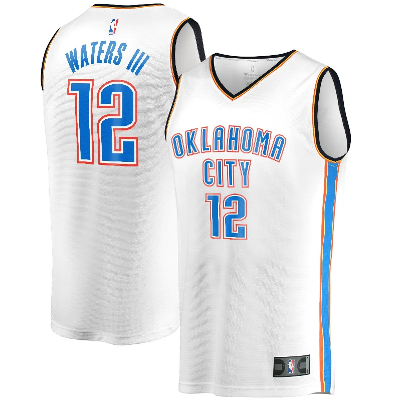 Basketball Jersey For Team Recognition-Lindy Waters Iii Oklahoma City Thunder Branded Fast Break Player Basketball Jersey - Association Edition - White