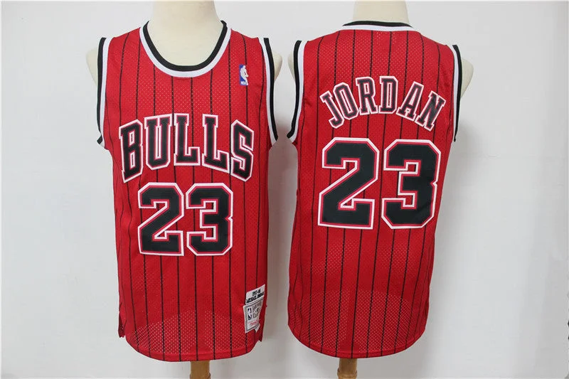 Basketball Jersey For College Fan Gear-Bulls 23 Michael Jordan Red Hardwood Classics Basketball Jersey