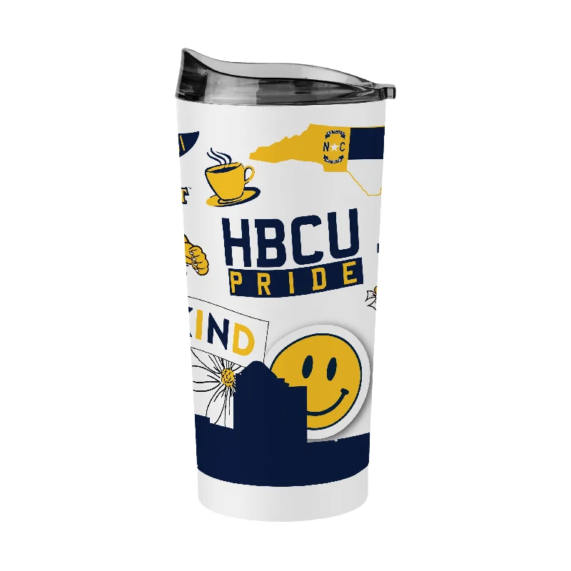 Team Mug For Event Merchandise-NC A&T 20oz Native Powder Coat Tumbler