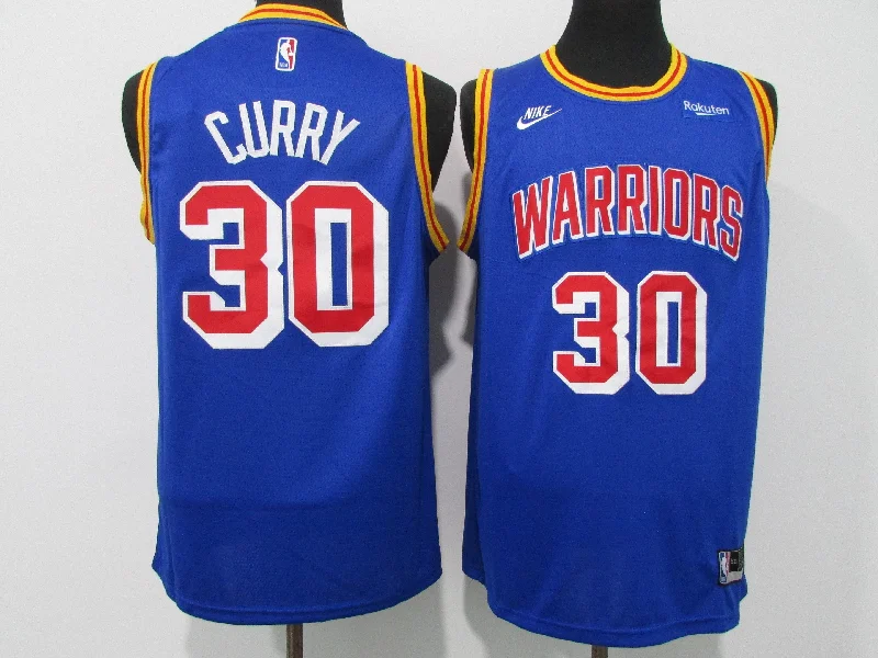 Basketball Jersey With Custom Color Options-Warriors 30 Stephen Curry Navy Diamond 75th Anniversary City Edition Swingman Basketball Jersey