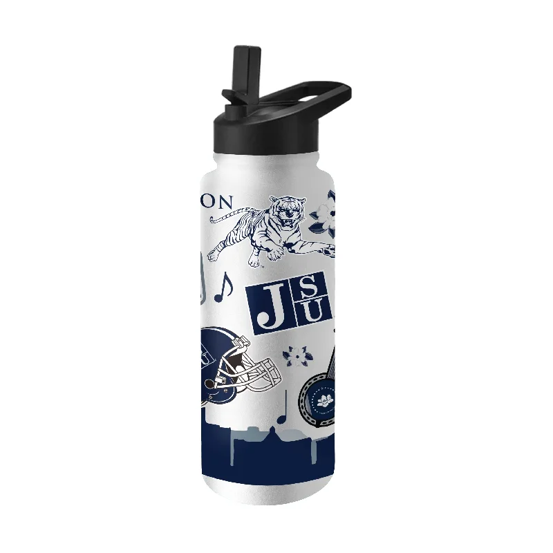 Team Mug For College Team Custom Orders-Jackson State 34oz Native Quencher Bottle