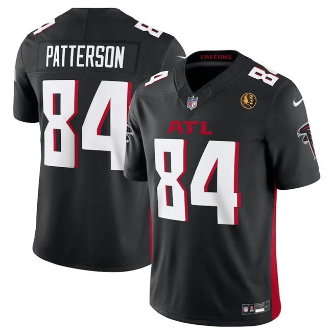 Football Jersey For Custom Fan Clothing-Men's Atlanta Falcons #84 Cordarrelle Patterson Black 2023 F.U.S.E. With John Madden Patch Vapor Limited Football Stitched Jersey