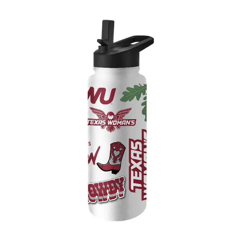 Team Mug For Sale-Texas Women's Univeristy 34oz Native Quencher Bottle