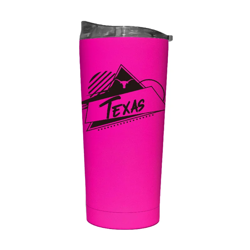 Team Mug For Player Recognition Customization-Texas 20oz Electric Rad Soft Touch Tumbler