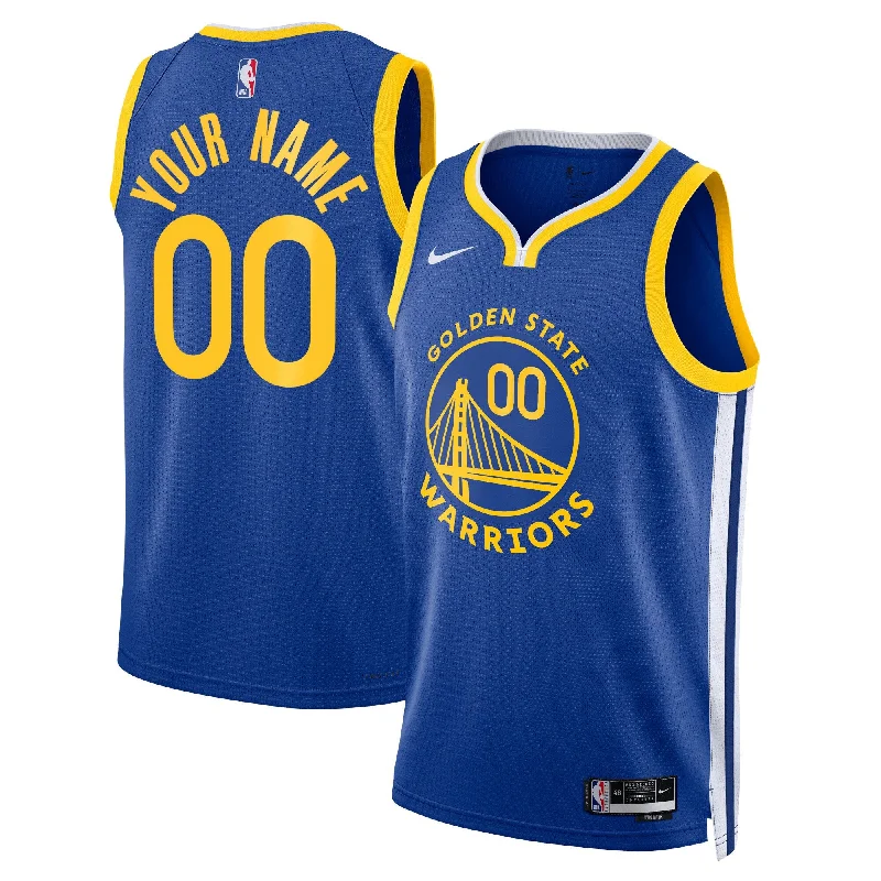 Basketball Jersey With Custom Player Numbers-Golden State Warriors Unisex Swingman Custom Basketball Jersey Royal - Icon Edition