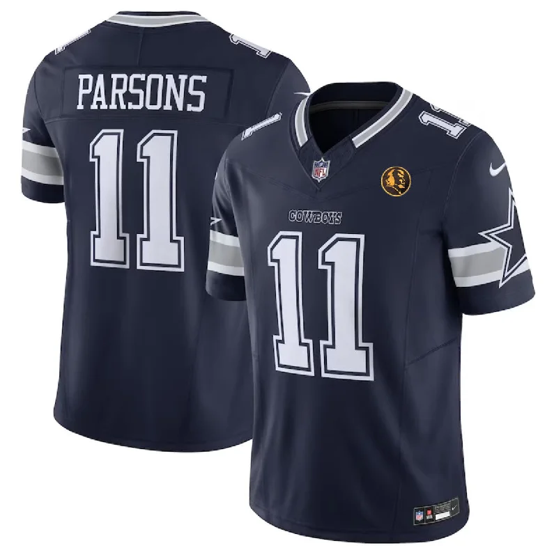 Football Jersey For Limited-Time Offers-Men's Dallas Cowboys #11 Micah Parsons Navy 2023 F.U.S.E. With John Madden Patch Vapor Limited Football Stitched Jersey