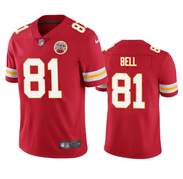 Football Jersey For Special Limited Edition Orders-Men’s Kansas City Chiefs #81 Blake Bell Red Vapor Untouchable Limited Football Stitched Jersey