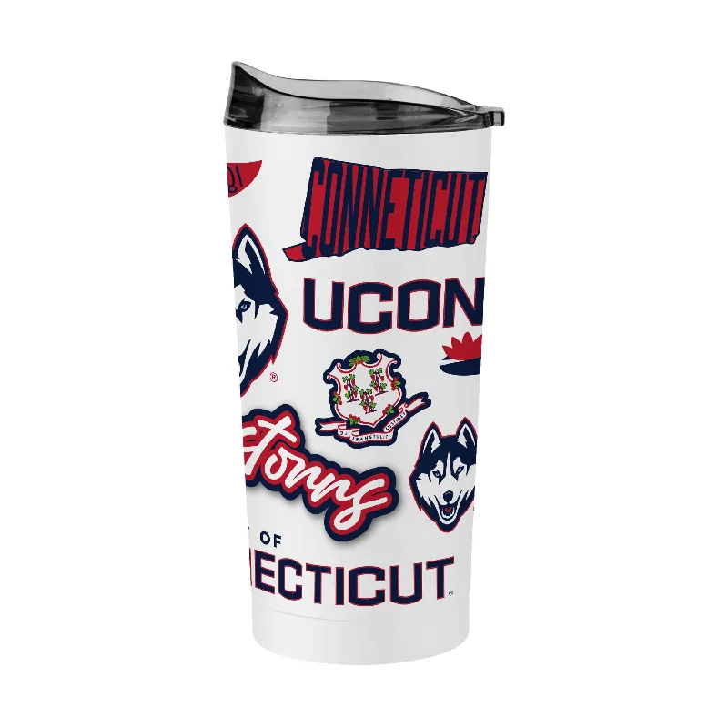 Team Mug For Special League Merchandise-UConn 20oz Native Powder Coat Tumbler