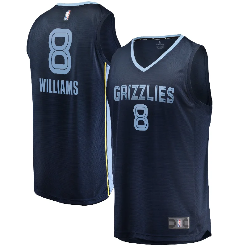 Basketball Jersey For Special Team Customization-Ziaire Williams Memphis Grizzlies Branded Fast Break Basketball Jersey - Icon Edition - Navy