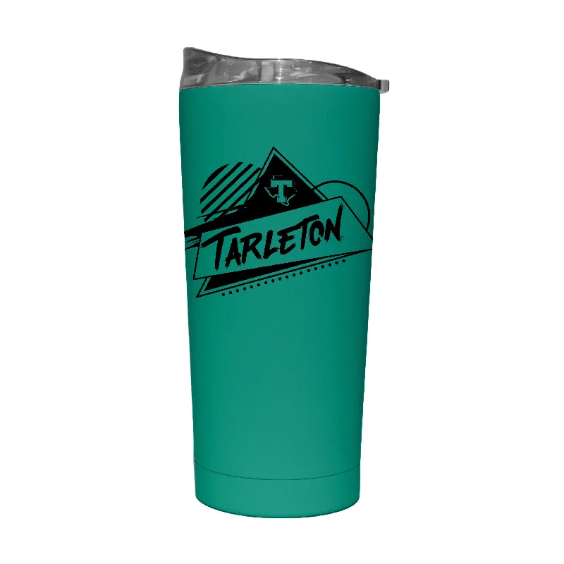 Team Mug For Holiday Season Gifts-Tarleton State 20oz Optic Rad Soft Touch Tumbler