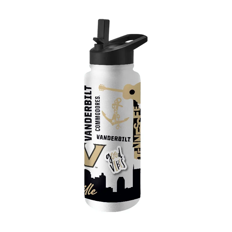 Team Mug For Personalized Tournament Gear-Vanderbilt 34oz Native Quencher Bottle