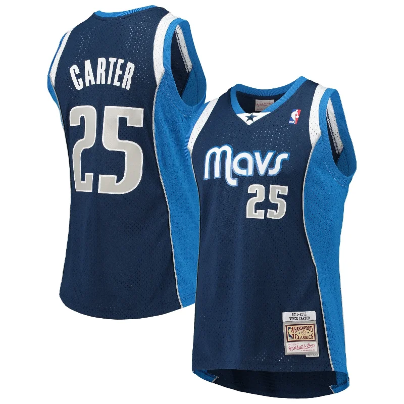 Basketball Jersey For Custom Orders-Vince Carter Dallas Mavericks 2011/12 Hardwood Classics Swingman Basketball Jersey - Navy