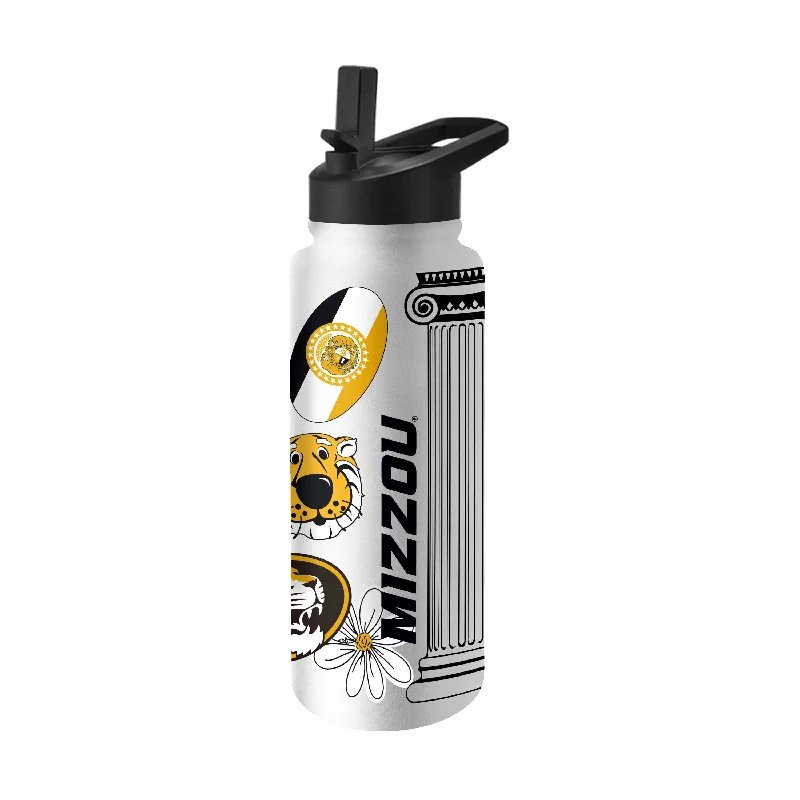 Team Mug For College And High School Teams-Missouri 34oz Native Quencher Bottle