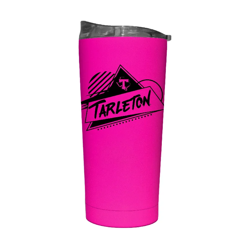 Team Mug For Official Team Merchandise Sales-Tarleton State 20oz Electric Rad Soft Touch Tumbler