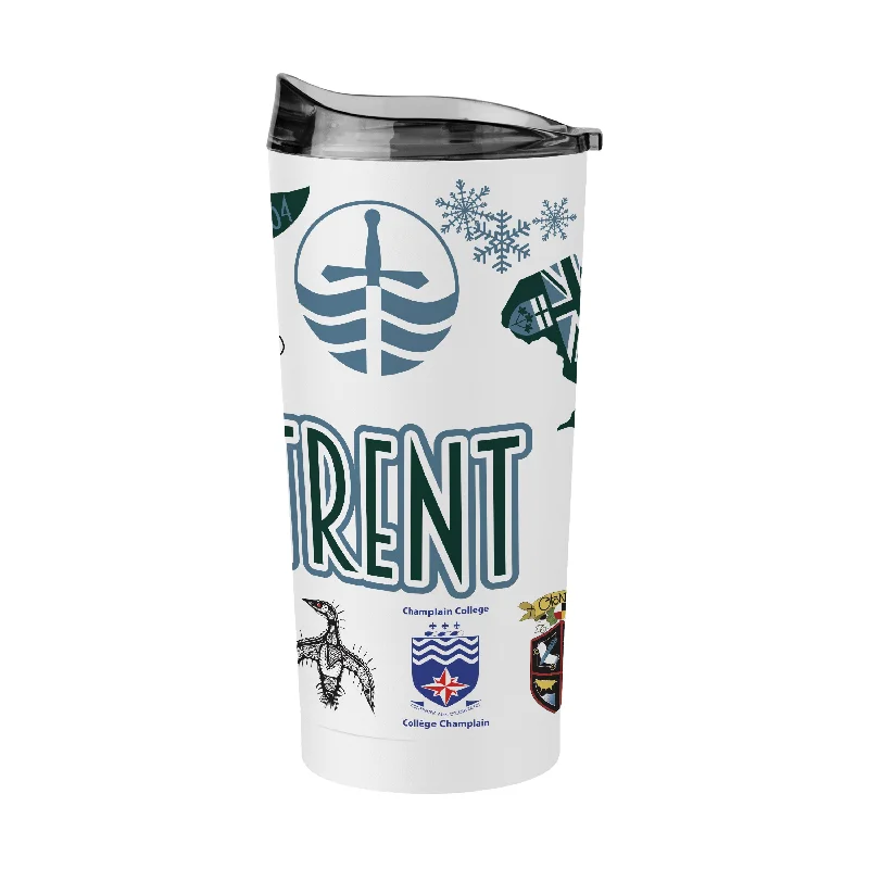 Team Mug For Holiday Season Gifts-Trent University 20oz Native Powder Coat Tumbler