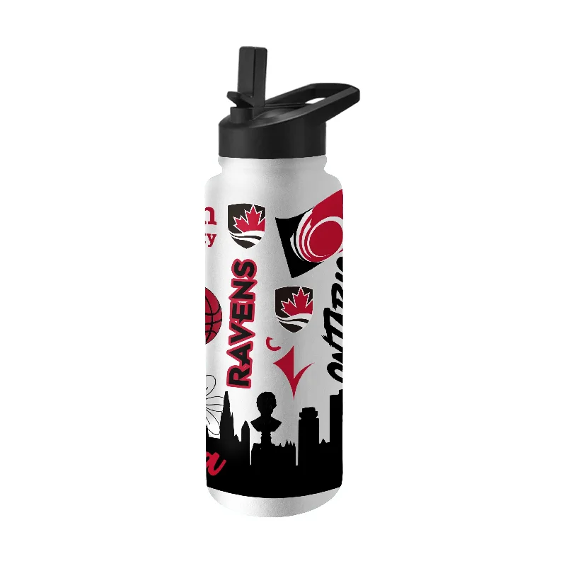 Team Mug For Official Team Merchandise Sales-Carleton University 34oz Native Quencher Bottle