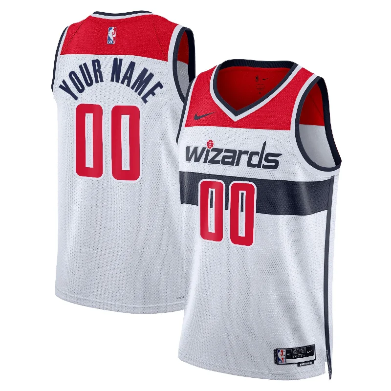 Basketball Jersey For Exclusive Fan Custom Orders-Washington Wizards Unisex Swingman Custom Basketball Jersey White - Association Edition