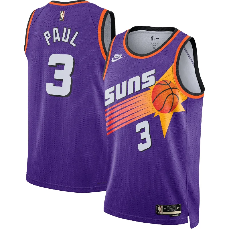 Basketball Jersey For Custom Designs-Chris Paul Phoenix Suns Swingman Basketball Jersey - Classic Edition - Purple