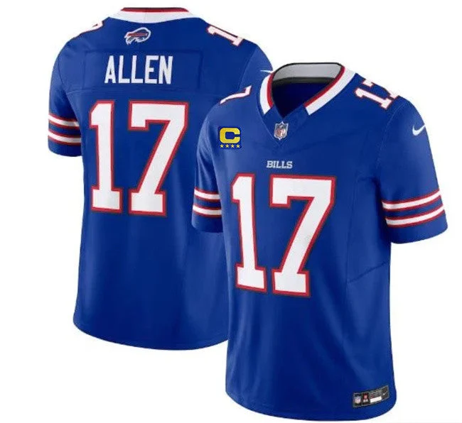 Football Jersey For High-Quality Team Merchandise-Men's Buffalo Bills #17 Josh Allen Blue 2023 F.U.S.E. With 4-Star C Patch Vapor Untouchable Limited Football Stitched Jersey