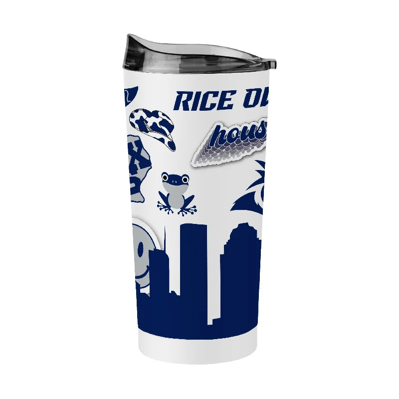 Team Mug For Gift Ideas-Rice 20oz Native Powder Coat Tumbler