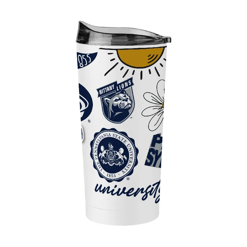 Team Mug For Exclusive Fan Customization-Penn State 20oz Native Powder Coat Tumbler