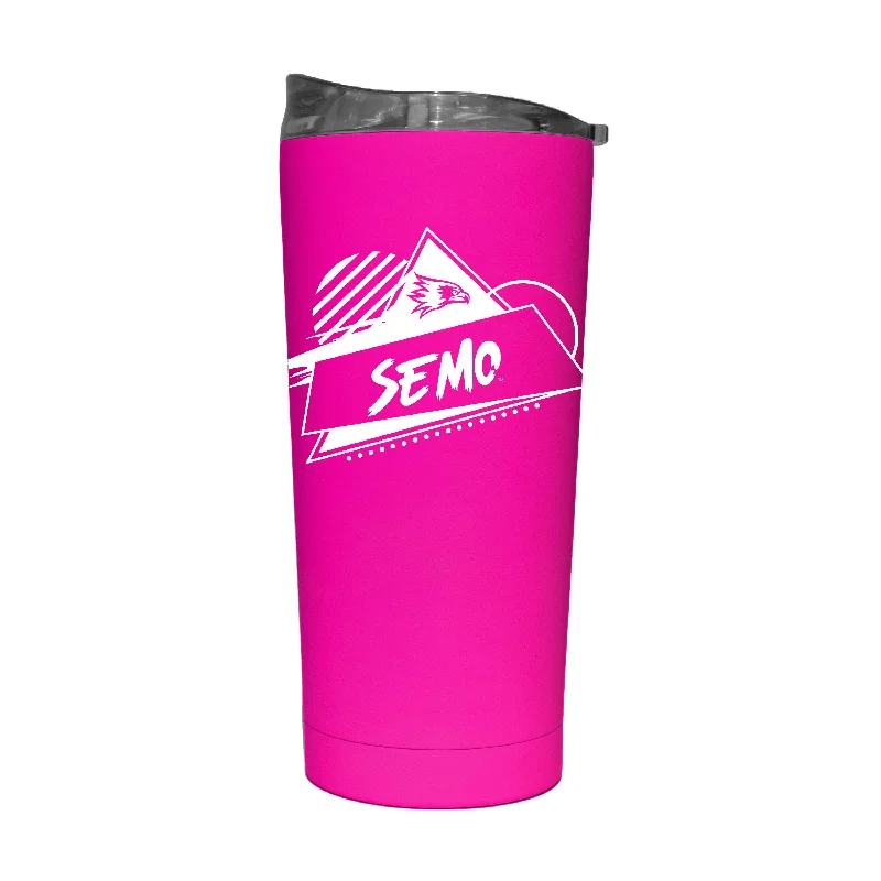 Team Mug For Group And Event Sales-Southeast Missouri 20oz Electric Rad Soft Touch Tumbler