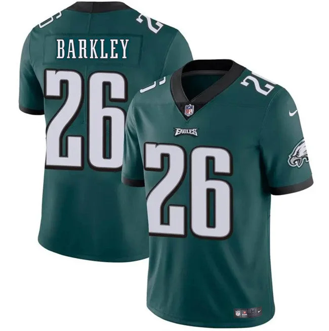 Football Jersey For Promotional Sales-Men's Philadelphia Eagles #26 Saquon Barkley Green Vapor Untouchable Limited Stitched Football Stitched Jersey