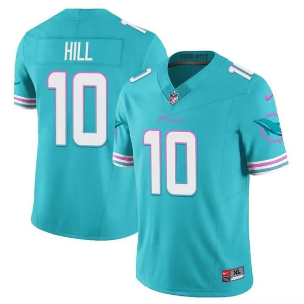 Football Jersey For Custom Fan Events-Men's Miami Dolphins #10 Tyreek Hill Aqua 2023 F.U.S.E Alternate Vapor Limited Football Stitched Jersey