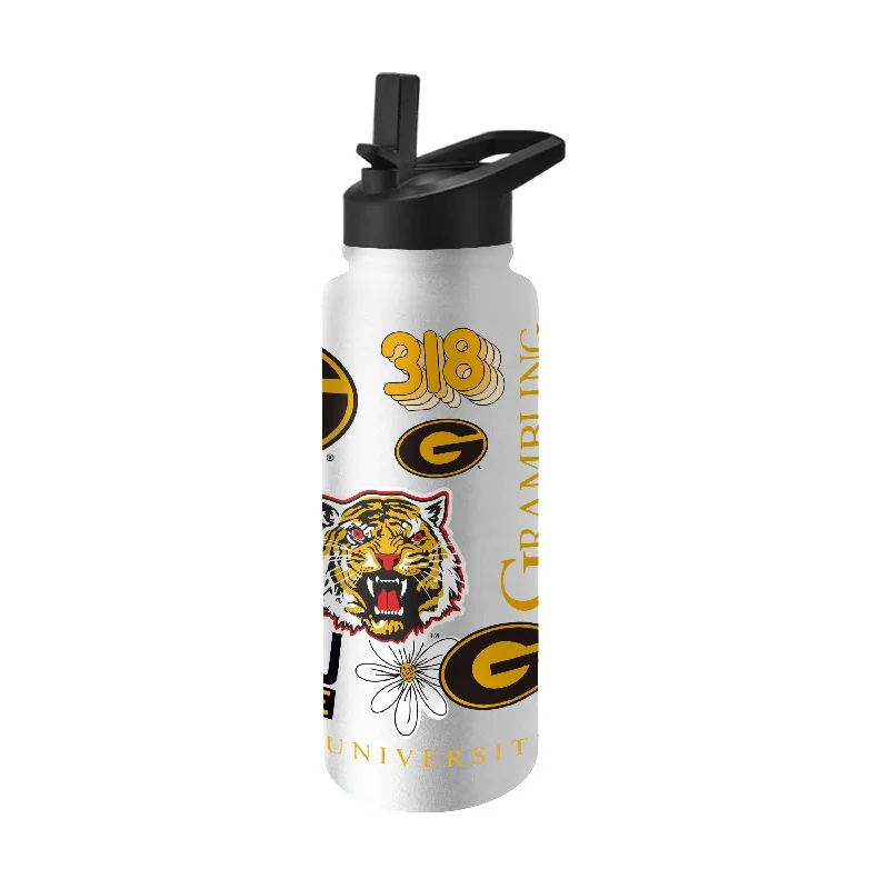 Team Mug For Personalized Team Apparel-Grambling 34oz Native Quencher Bottle