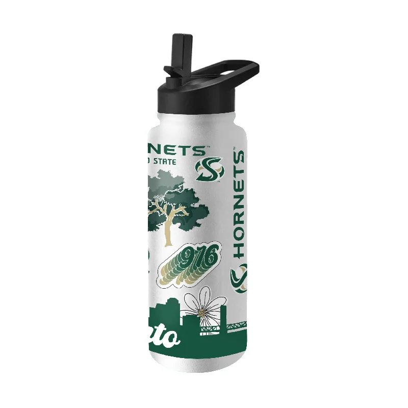 Team Mug For Sports Teams-Sacramento State 34oz Native Quencher Bottle