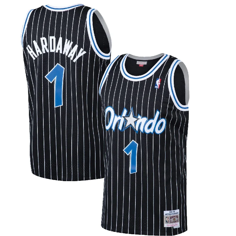 Basketball Jersey For Group Custom Orders-Penny Hardaway Orlando Magic Hardwood Classics Swingman Basketball Jersey - Black