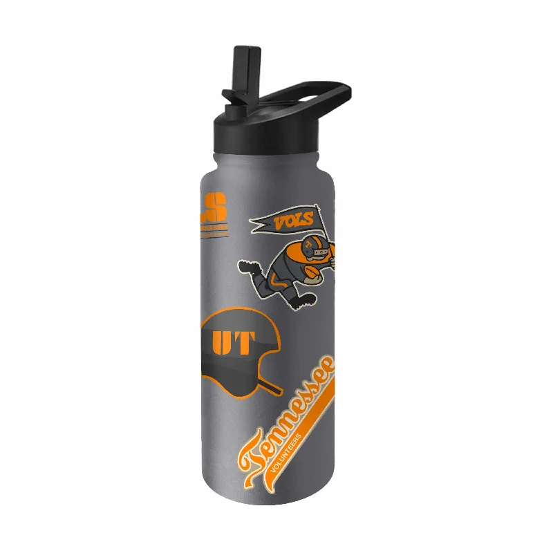 Team Mug With Custom Team Colors-Tennessee 34oz Native Quencher Bottle