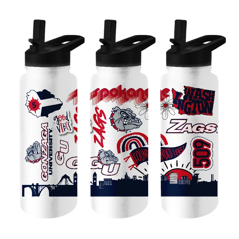 Team Mug For Team Spirit Wear-Gonzaga 34oz Native Quencher Bottle