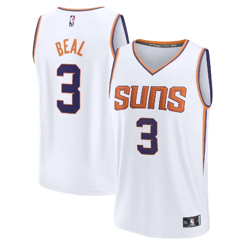 Basketball Jersey For Special Team Customization-Bradley Beal Phoenix Suns Branded Fast Break Player Basketball Jersey - Association Edition - White