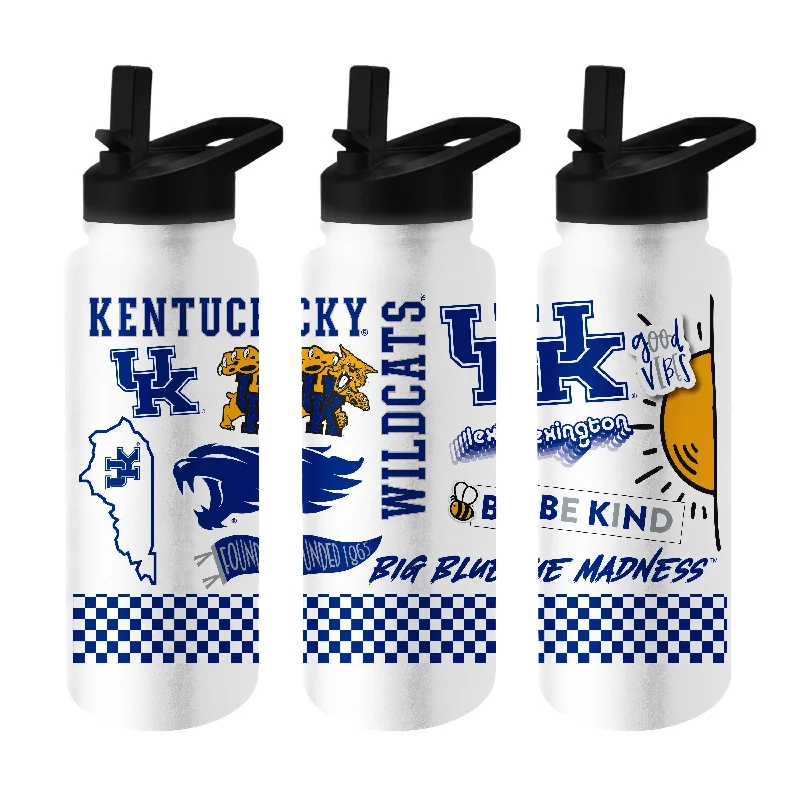 Team Mug For Birthday Gifts-Kentucky 34oz Native Quencher Bottle