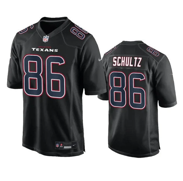 Football Jersey For Professional Merchandise-Men's Houston Texans #86 Dalton Schultz Black Fashion Vapor Untouchable Limited Football Stitched Jersey