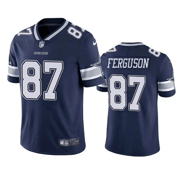 Football Jersey For Event And Tournament Gear-Men's Dallas Cowboys #87 Jake Ferguson Navy Vapor Untouchable Limited Football Stitched Jersey