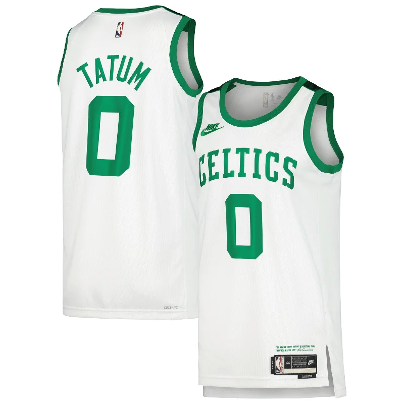 Basketball Jersey For Custom Team Logos-Jayson Tatum Boston Celtics Swingman Player Basketball Jersey - Classic Edition - White