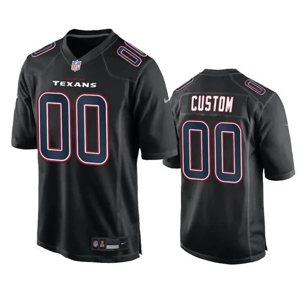 Football Jersey For Group Custom Orders-Men's Houston Texans Active Player Custom Black Fashion Vapor Untouchable Limited Football Stitched Jersey