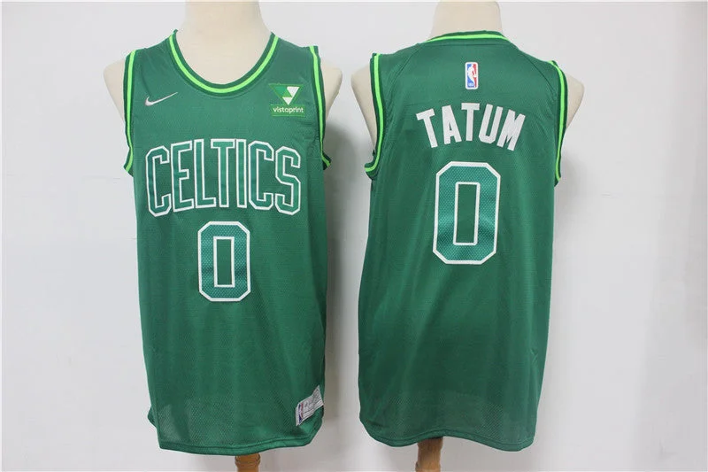 Basketball Jersey For Official Merchandise-Celtics 0 Jayson Tatum Green 2021 Earned Edition Swingman Basketball Jersey