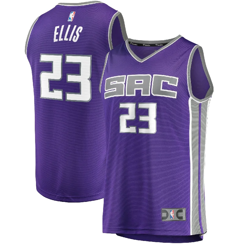 Basketball Jersey For Softball Fan Custom Gear-Keon Ellis Sacramento Kings Branded Fast Break Basketball Jersey - Icon Edition - Purple