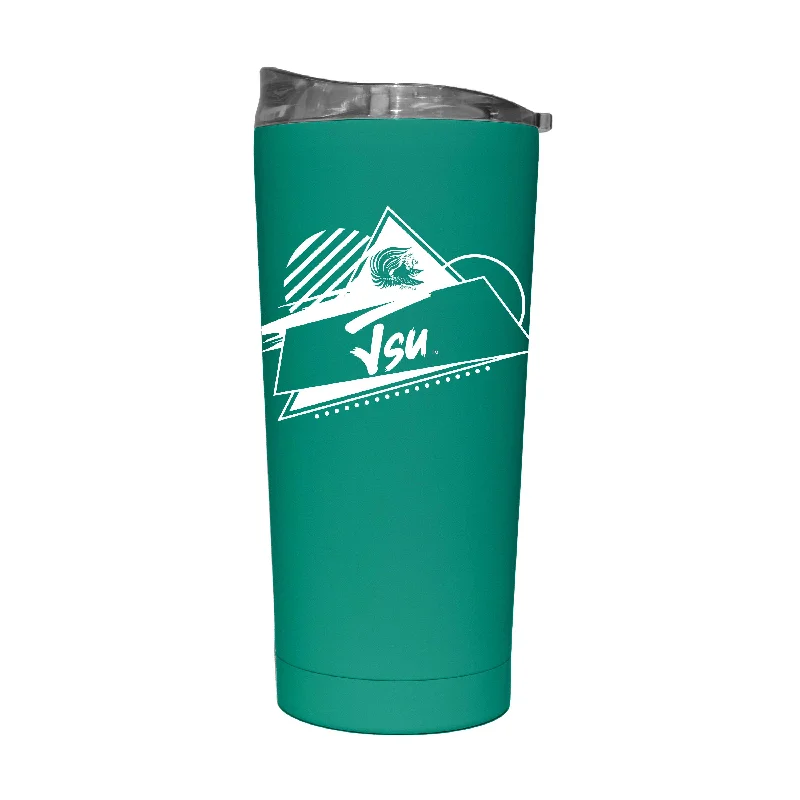 Team Mug With Custom Team Branding-Jacksonville State 20oz Optic Rad Soft Touch Tumbler