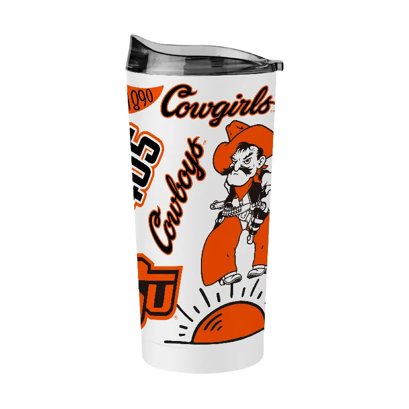 Oklahoma State 20oz Native Powder Coat Tumbler