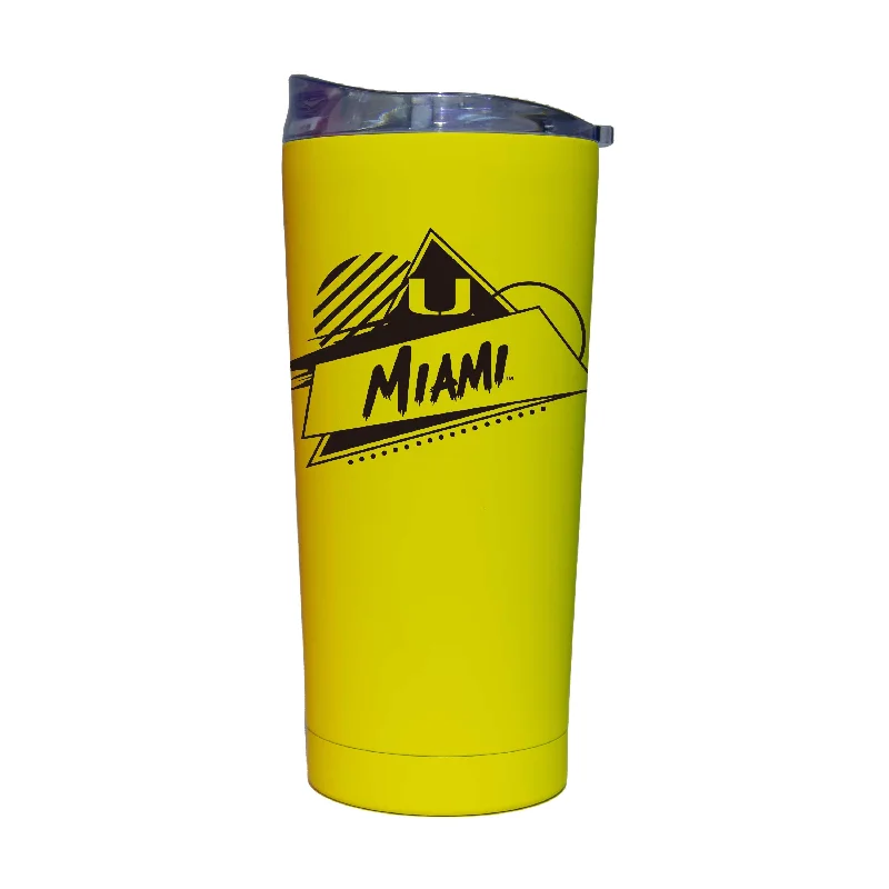 Team Mug For Tournament Teams-Miami 20oz Cru Rad Soft Touch Tumbler